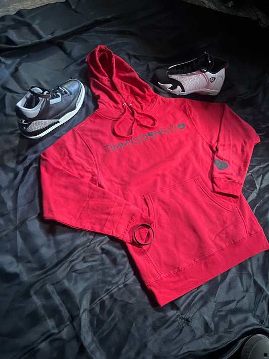 Red Timmy Strong Hoodie